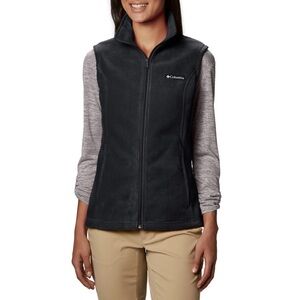Columbia New Women's Benton Springs Fleece Vest Black XL